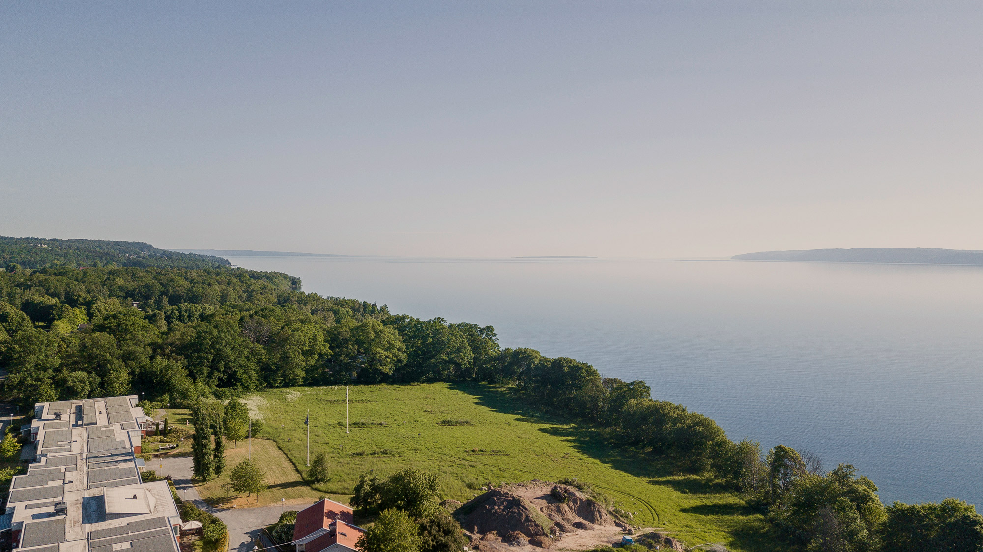 Utsikt från Ängshusen på Strandängen i Jönköping.