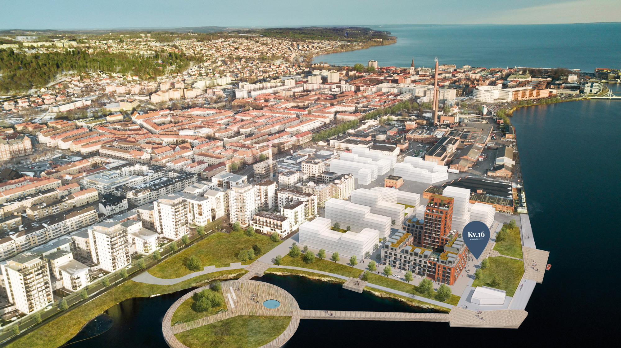 Köpa nya lägenheter Jönköping, Munksjöstaden