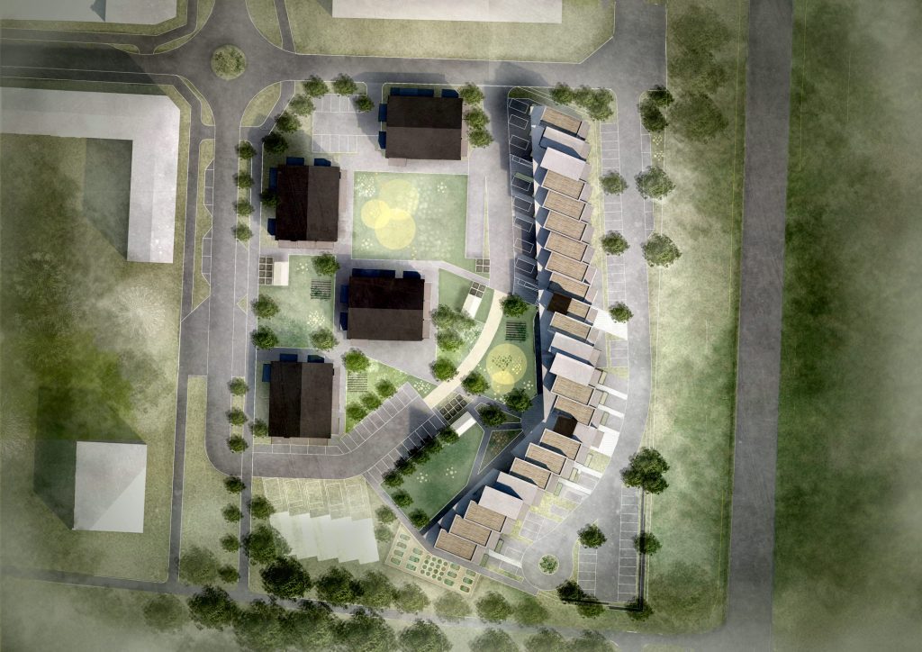 Situationsplan, Kärnekulla Vättervyn