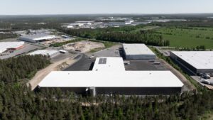 Exteriör av lagerlokal i Berget – rymliga och flexibla ytor för logistik och lager, Tosito.