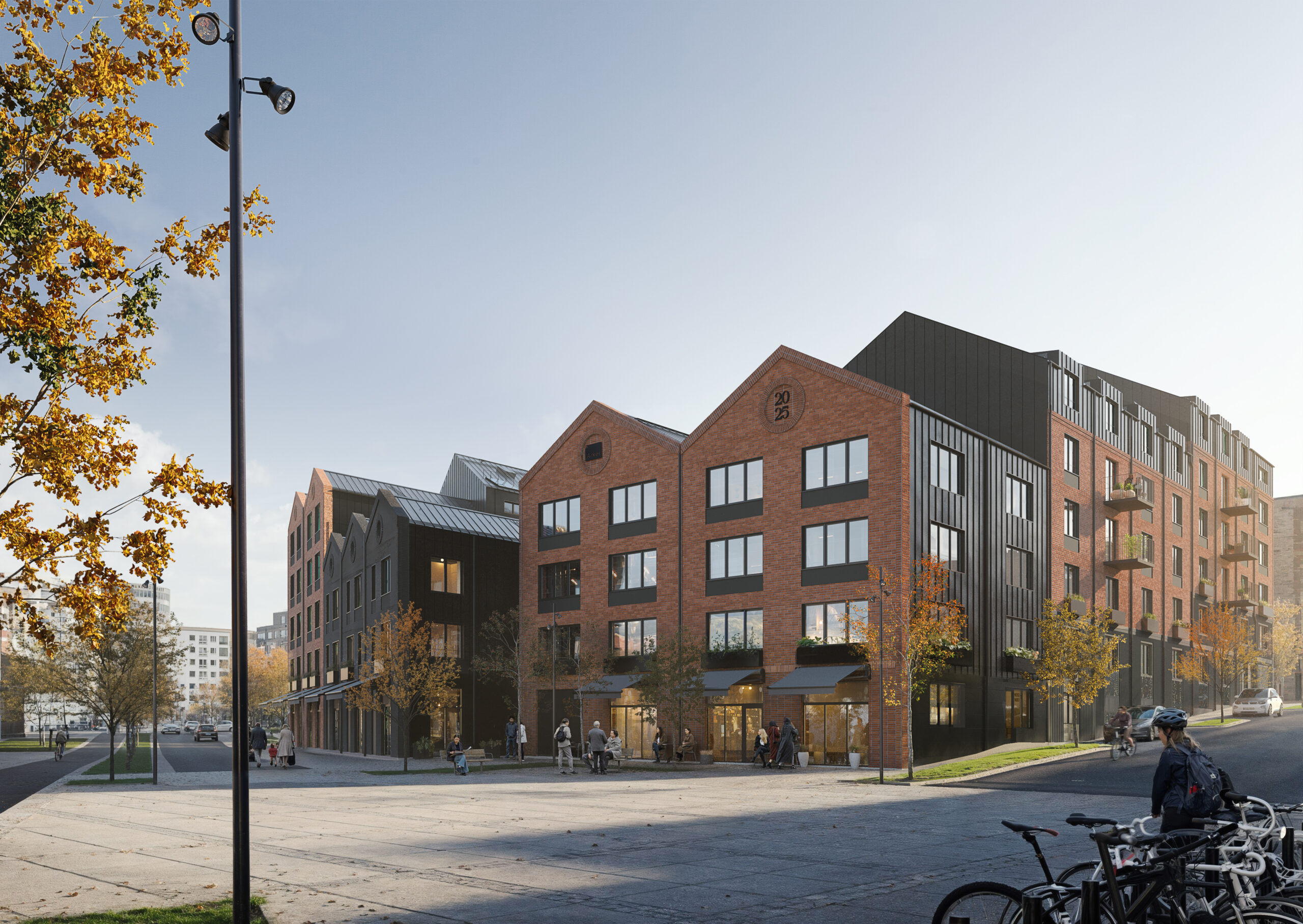 Moderna hyresrätter i Munksjöstaden, Jönköping.