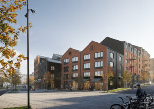 Nyproducerade lägenheter i Brf Arket, Jönköping – moderna tegelhus med industriell arkitektur från Tosito.