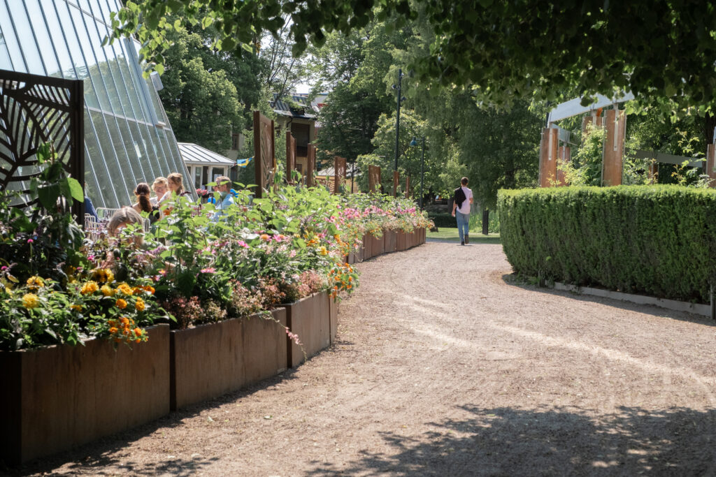 Vy över urban miljö och närhet till stadskärna vid Tositos projekt Ryttargården i Linköping.